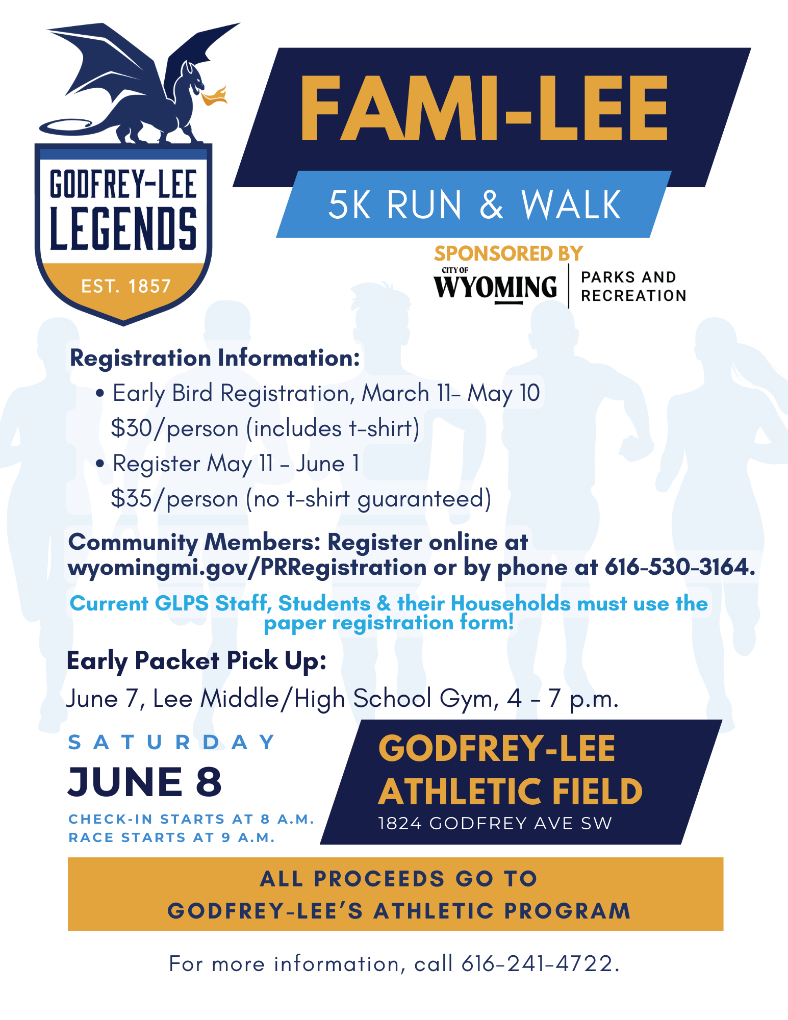 FamiLEE 5K Run & Walk Flyer